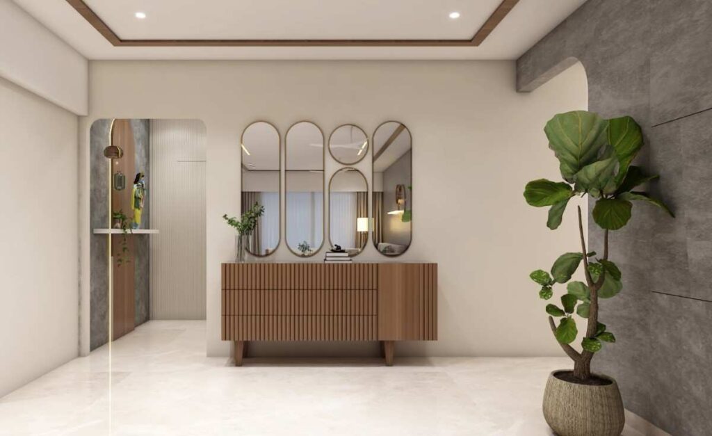 Cozy and practical bedroom in 4BHK home