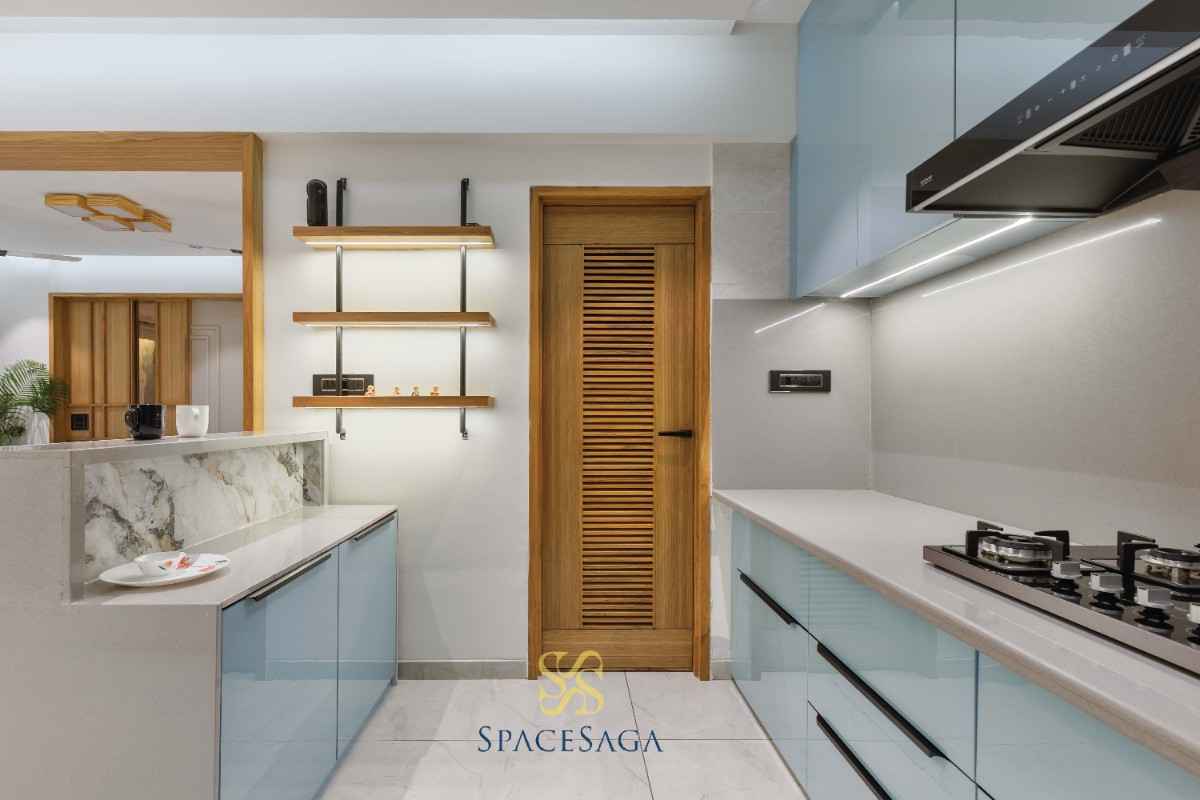 2.5BHK Renown Shilaj modern Indian interiors living room