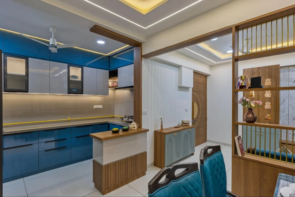 Deep and muted blues