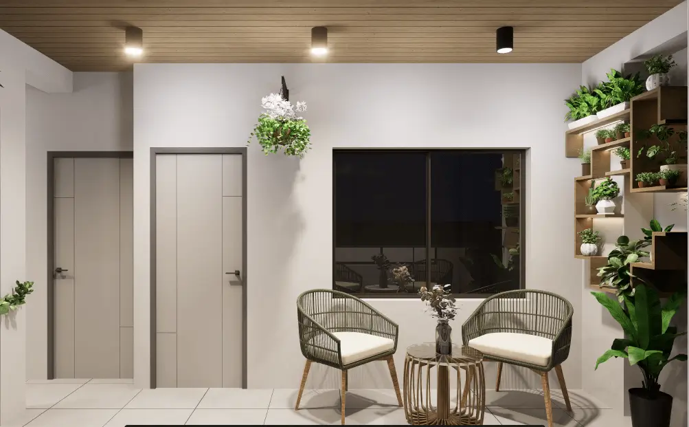 Exterior view of 3BHK Ambica Society Maninagar bungalow