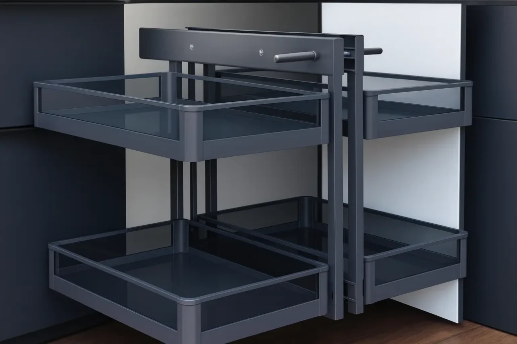 Kitchen organizing ideas – magic corner and dee tray